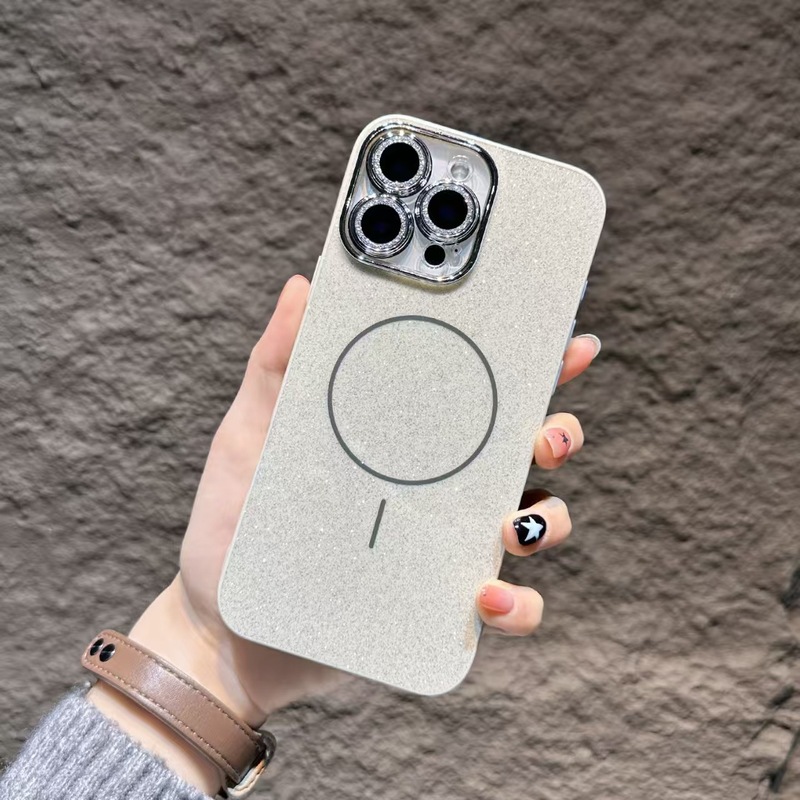 国境を越えた星空フラッシュ粉の細い磁気吸引はリンゴ16携帯電話ケースiPhone15精穴保護カバー1314全包を適用する|undefined