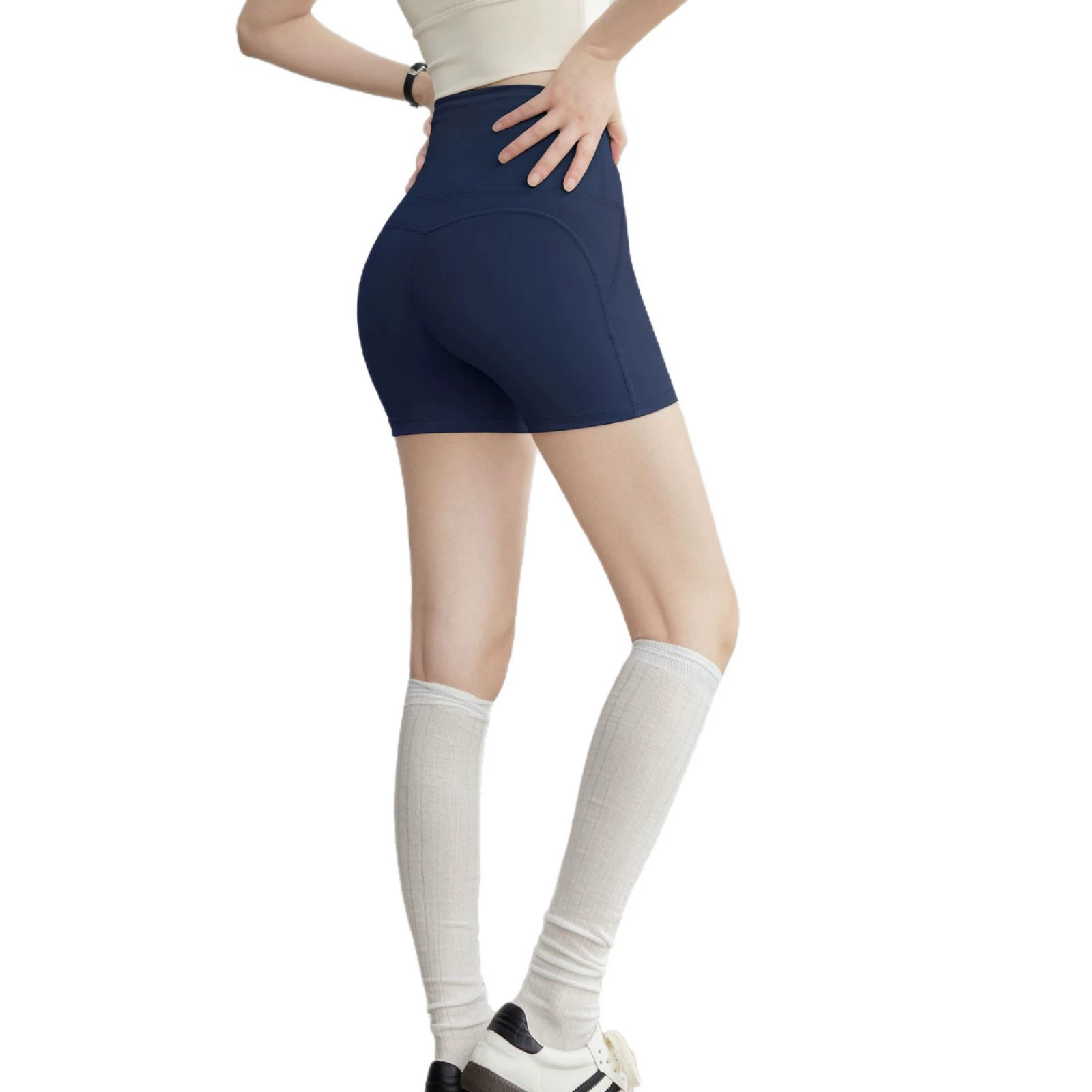 Shorts for yoga for gym, leggings, underwear for hips shape correction, quick dry trousers, high waist, tight, for running