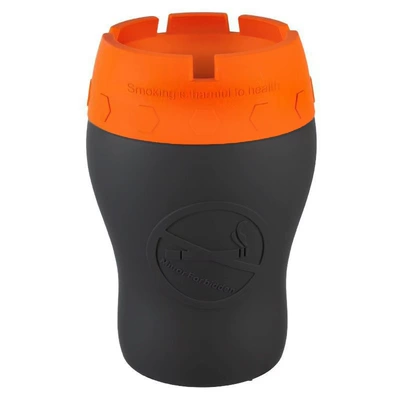 Car ashtray Fireproof and Anti-Fly Ash, Suitable for - orange
