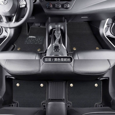 Ayaqaltılar (Kovriklər), mats for the front and rear - before-placing-your-order-please-consult-us-and-specify-the-vehicle-model-in-the-order-notes-do-not-place-an-order-directly-without-confirming-huiqi-door-sill-coverage-tpe-floor-mats-black-chenille-limited-time-flash-sale
