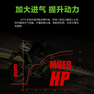 Air filter Z 250 300 modified