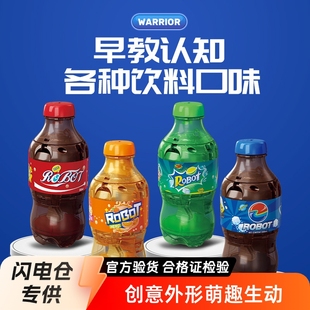 Wk-102 Soda Warrior Boy Gift Coke Sprite Transformation Robot Toy Model Puzzle Figure Dropshipping
