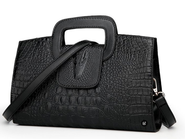 Black crocodile pattern head