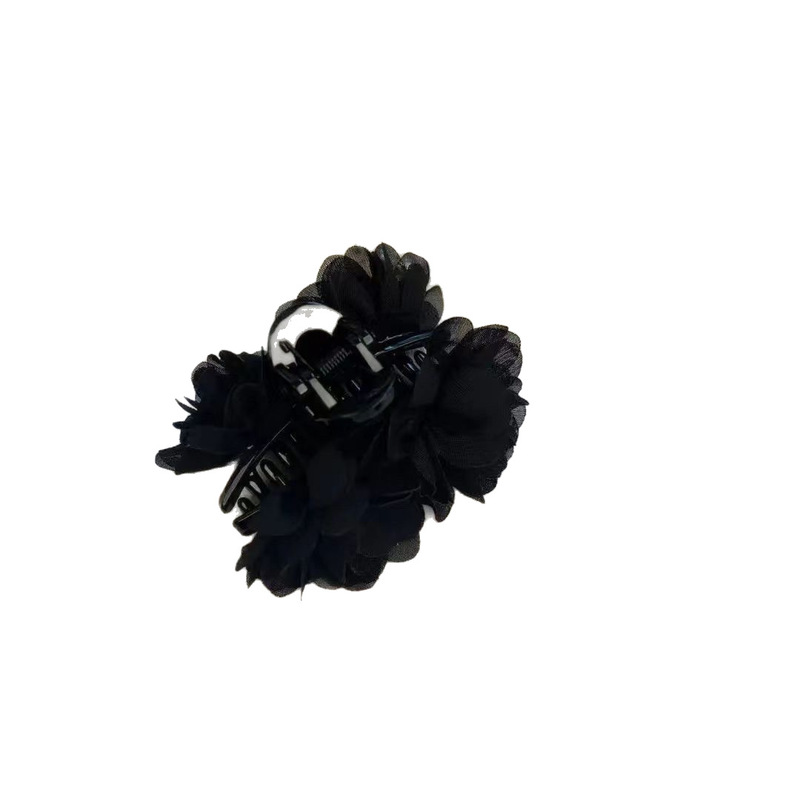 新しいバラの気質の花びらクリップ、高見え、軽い贅沢、おしゃれなサメクリップクリップ、高級外国風ヘアクリップ|undefined
