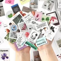 Набор наклеек Infeel.Me «сердце», капля соли, растение, английский узор, блокнот, DIY декоративная печать-наклейка