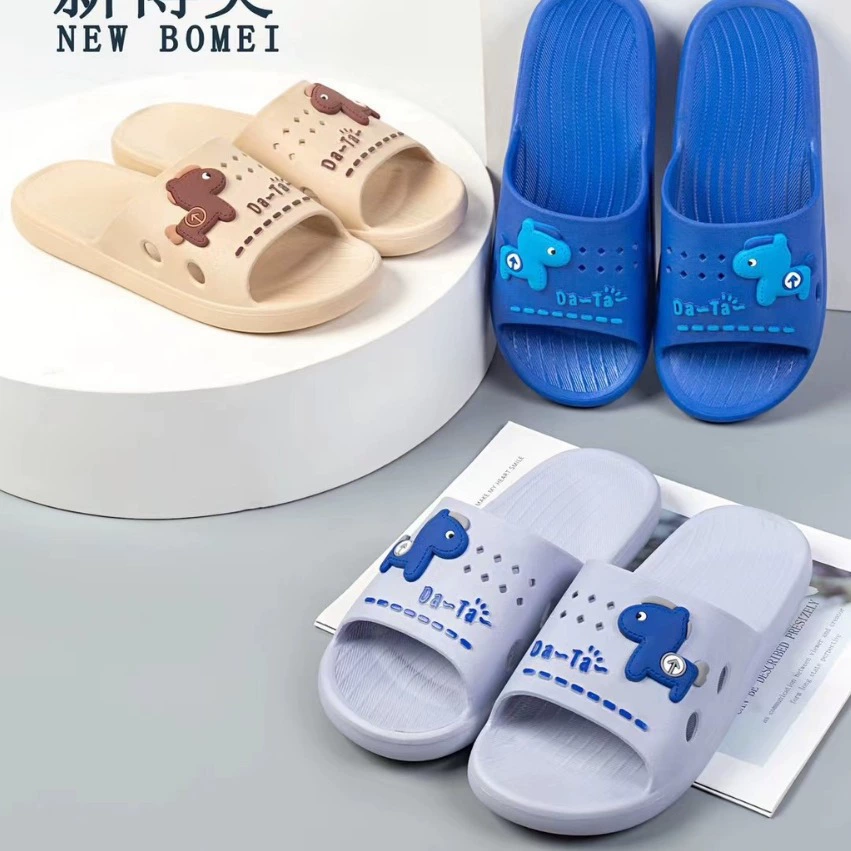 2024 новый стиль летние мужские домашние тапочки противоскользящие и износостойкие домашние ванные комнаты ПВХ тапочки для ванной комнаты