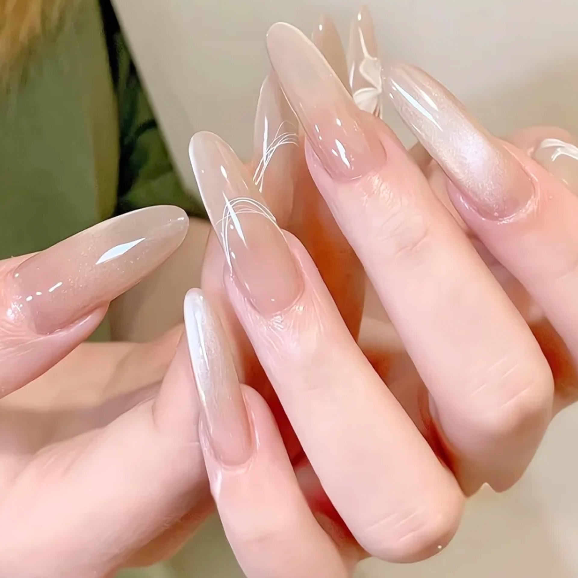 Exclusividad transfronteriza para 6 postes de madera negros, bolígrafos de pintura para uñas, bolígrafos de doble punta, bolígrafos de punteado, bolígrafos de fototerapia de cristal al por mayor