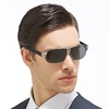 Men's glasses solar-powered, metal sunglasses, wholesale