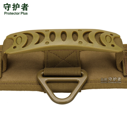 Z527 tactical dog collar double iron buckle nylon dog collar pet outdoor dog leash training tactical dog leash