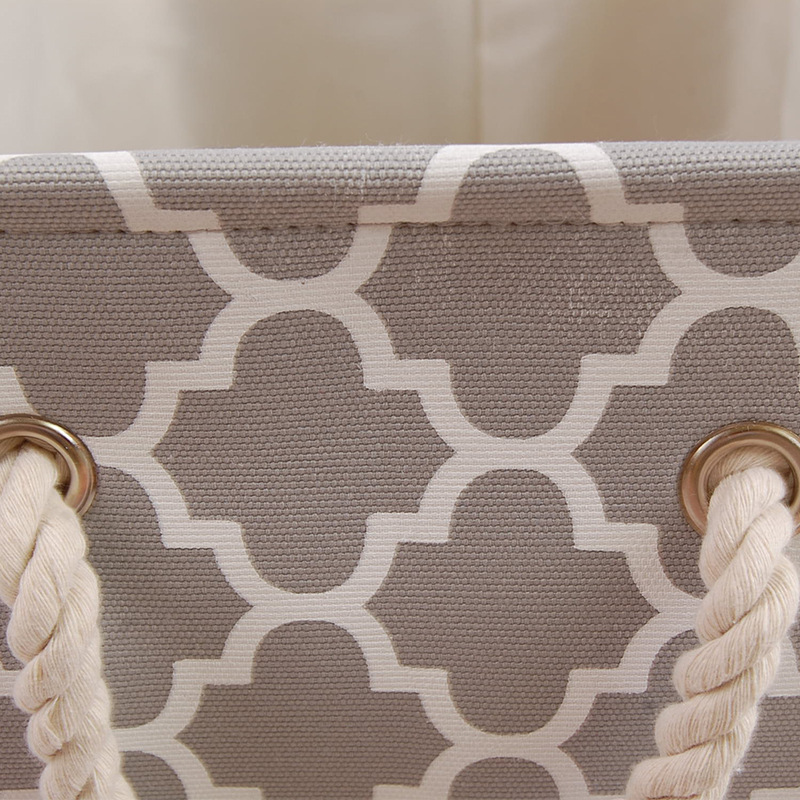 2022新款帆布收纳筐 大容量家用杂物收纳筐玩具整理袜子内衣收纳