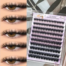 欧美爆款10排MJ93亚马逊DIY自嫁接套装欧美浓密新款跨境假睫毛