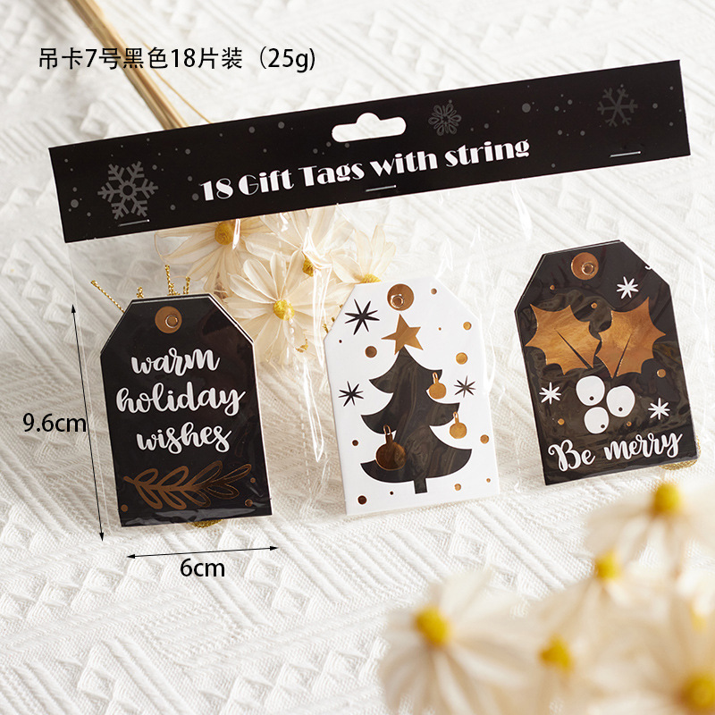 Nordicins tarjetas de Navidad elevadoras decoraciones de Navidad colgante árbol de Navidad colgante decoración tarjeta de mensaje