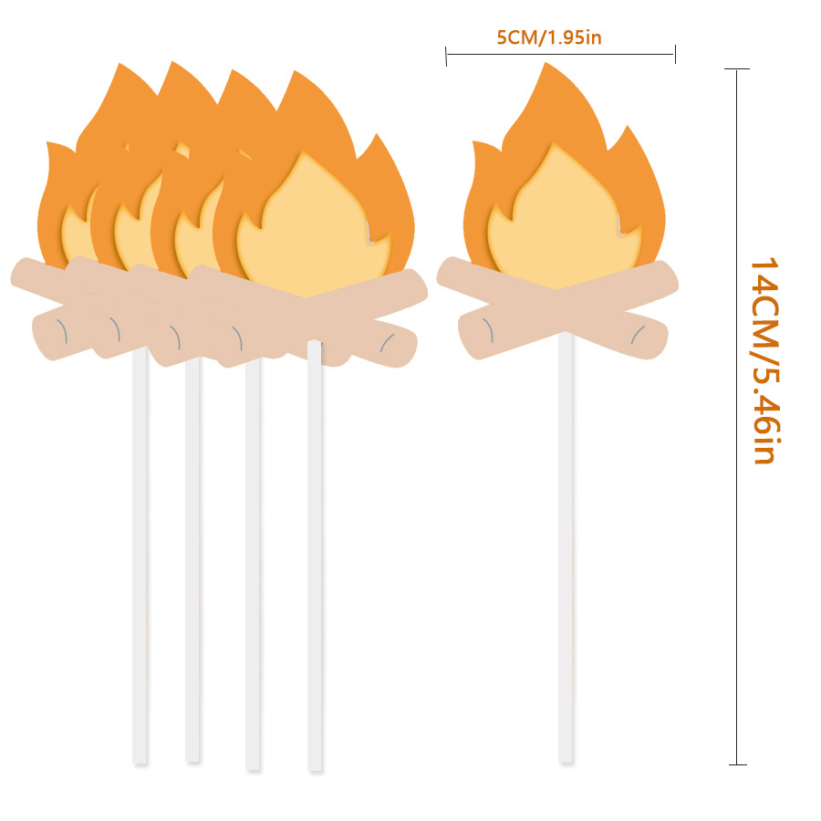 Transfronterizo nuevo pan red horneado pastel inserto de decoración llama llama insertar sello de llama en stock al por mayor