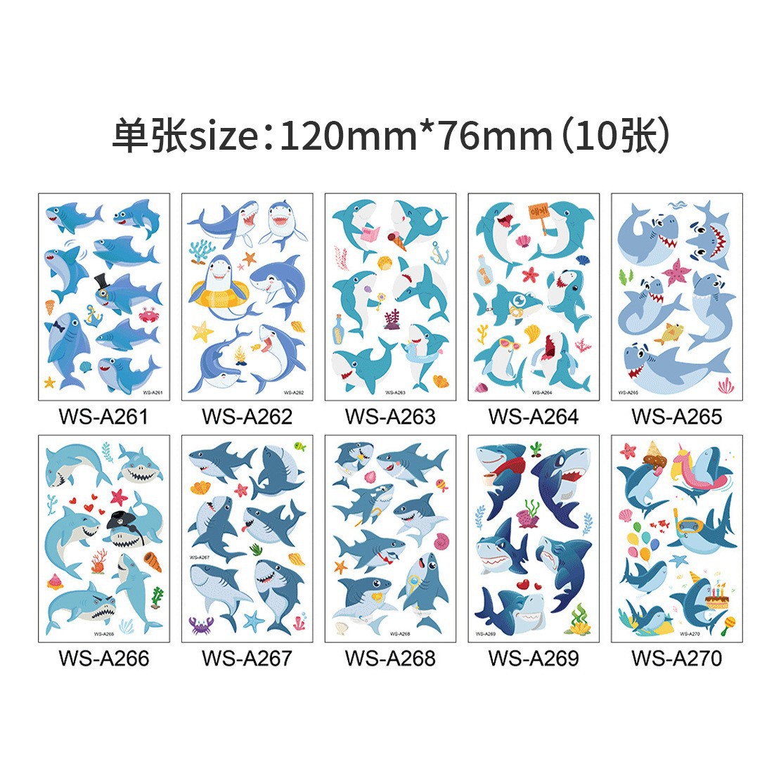 Set de Tatuajes Temporales Infantiles de Papel para Cuerpo image 14