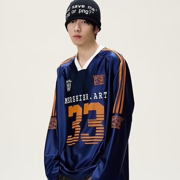 American Retro Trendy Brand Men's Sweatshirt Versatile Loose Stylish Long-Sleeve Men's New Simple Lazy Style Sweatshirt Men