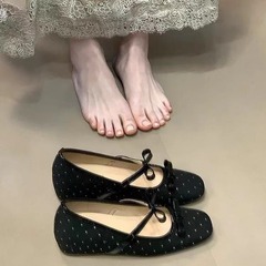 内增高玛丽珍鞋女2025春秋新款法式浅口一字带百搭温柔单鞋女瓢鞋