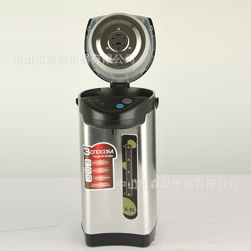 6.8L Electric Kettle大容量电热水壶不锈钢电热水瓶烧水保温壶|undefined