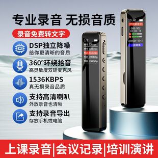 Recording Pen, Noise Reduction, High-Definition Portable Professional Artifact, Large Capacity, Student-Specific Class, Super Long Standby Recording and Text Conversion