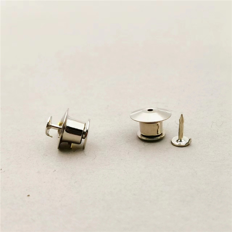 Pecho pin hebilla espina traje de goma hebilla de metal mariposa hebilla insignia pin accesorios DIY material ropa