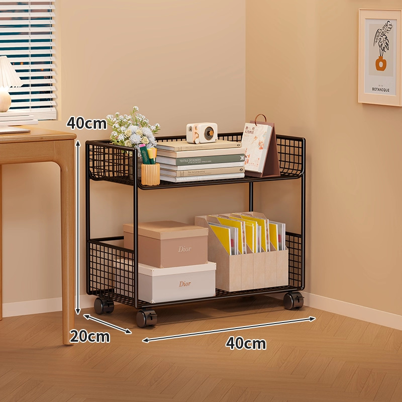 Estante Organizador Estrecho Multicapa, De piso para Baño