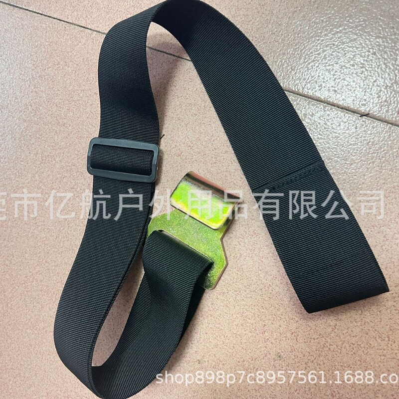 Trash Can Lid Lock Protective Belt Adjustable Outdoor Bear-Proof Sanitation Bucket with Bucket Lid Fixing Belt Trash Can Strap