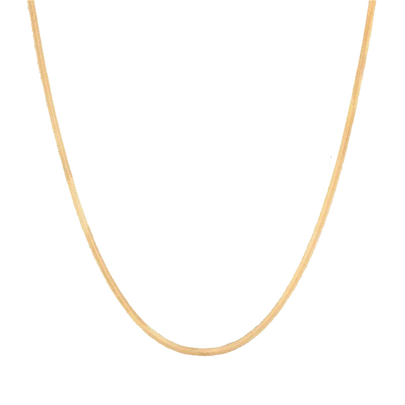 Snake Bones Chain Hip-Hop Street Rap Titanium Steel Color Necklace_colorza_7