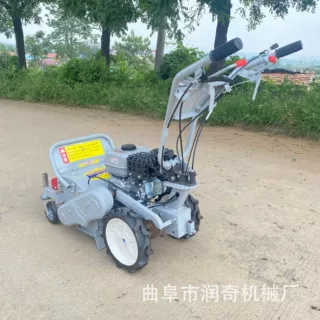 多功能手推旋耕碎草机 小型农用耕地机 果园杂草粉碎还田机