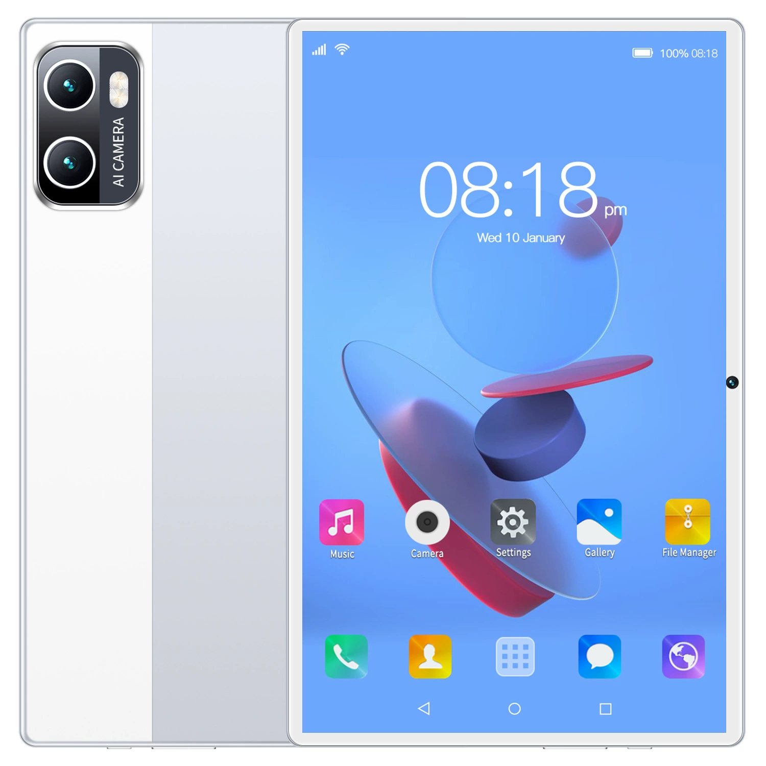Планшет (P50) Android 10,1″, Google English версия, съёмный межрегиональный SIM‑слот, модель 2024