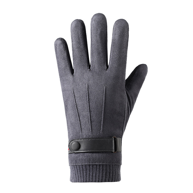 Men's Winter Cycling Gloves Touchscreen Compatible Fleece Lined_voghion.com