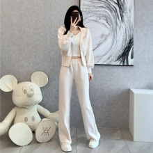 时尚休闲运动套装女春秋穿搭成套搭配2023新款修身炸街网红两件套
