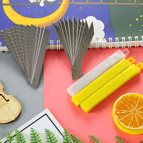 Small stainless steel utility knife blade metal paper knife multi-blade replacement small blade utility knife refill wholesale