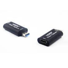 USB3.0视频采集卡4K30hz PS4迷你电脑监控相机顶盒转换器电脑配件