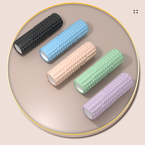 Foam roller muscle relaxer EVA yoga column roller massage Langya fitness yoga column Langya stick roller