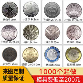游戏币机币学习积分活动奖励纪念币金属电玩城推币娃娃机防伪代币