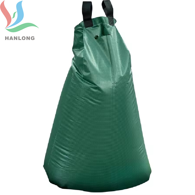 缓释树浇水袋PVC夹网布、可重复使用灌溉滴水袋、PVC滴灌袋