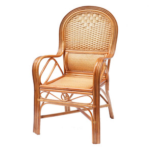 Authentic Real rattan chair waist support office chair gift for the elderly single leisure balcony seat mahjong tea house home