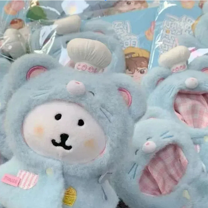 Self-Deprecating Bear Cub Afternoon Tea Cotton Doll Toy Plush Cute Wholesale Pendant Adorable Series Self-Deprecating Bear Cub Afternoon Tea Cotton Doll Toy Plush Cute Wholesale Pendant Adorable Series