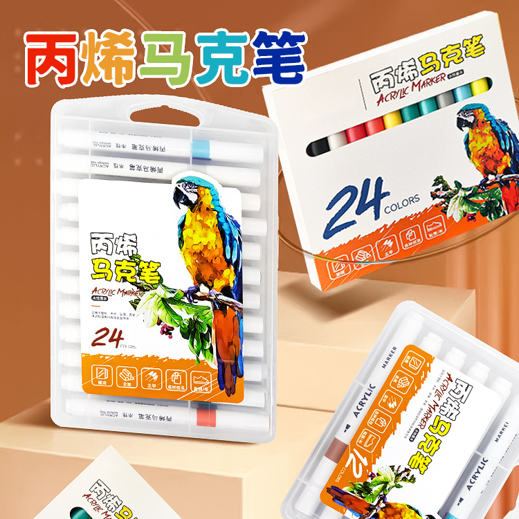 Marcador acrílico no transparente color apilable arte especial impermeable bricolaje acuarela pintura pluma 80 color resaltar graffiti pluma