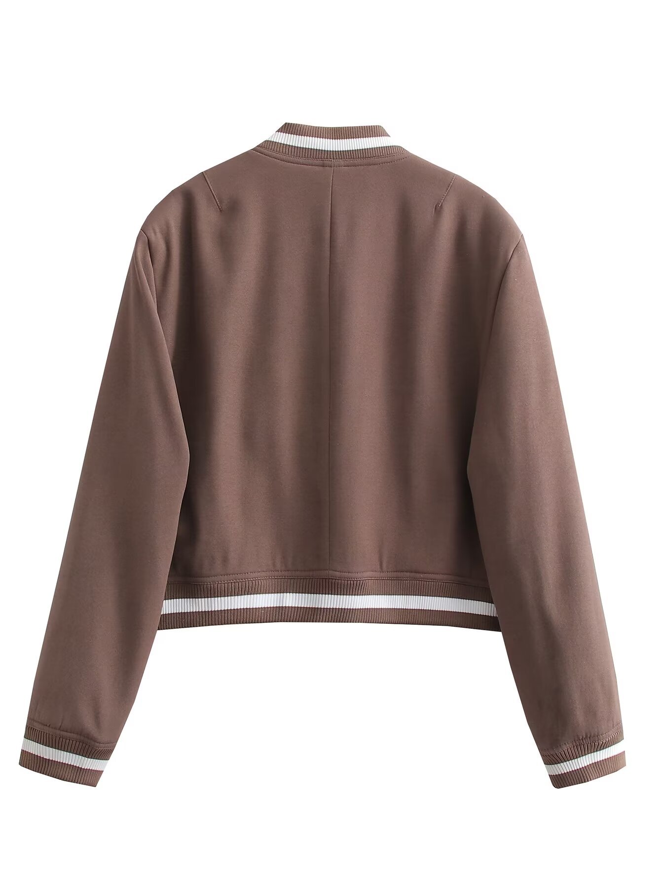 Women's Clothing 2024 new fashion large pocket short autumn pilot jacket coat_voghion.com