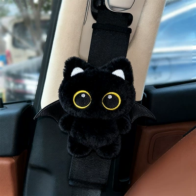 Sürətlər qutusu və əl tormozu başlıqları – Black Cat Safety Belt Shoulder - bat-little-black-cat