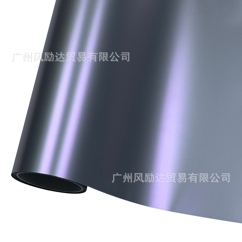 Car Full Body Color Change Film Self-Adhesive Pet Technology Matte Silver Pink Silver Purple Motorcycle Modification Full Body Wrap Film