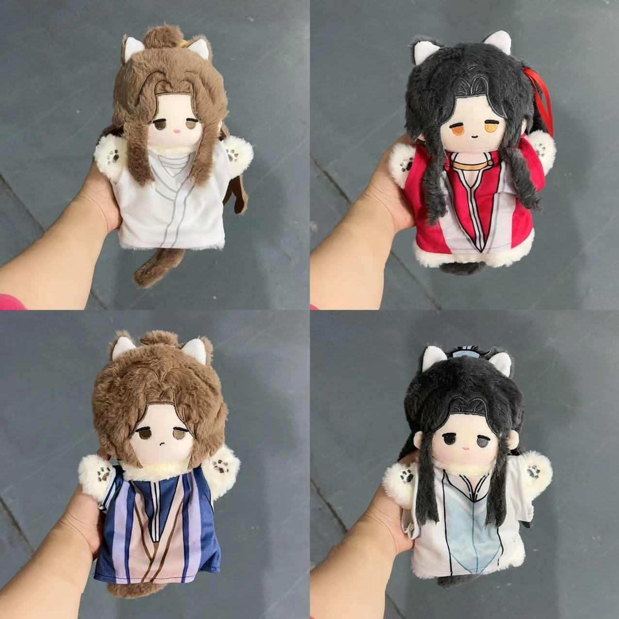 天官赐福原创同人花城谢怜师青玄慕情古风可爱超萌棉花小手偶周边