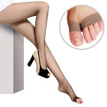 W 36744 Fish Mouth Toes Sheer Pantyhose ����¶ֺ˿��