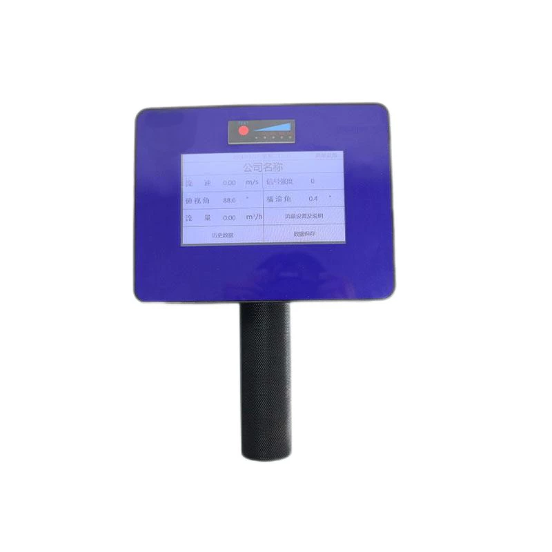 Ручной радар радиоволновой расходомер для речных сточных вод Бесконтактный расходомер портативный расходомер
