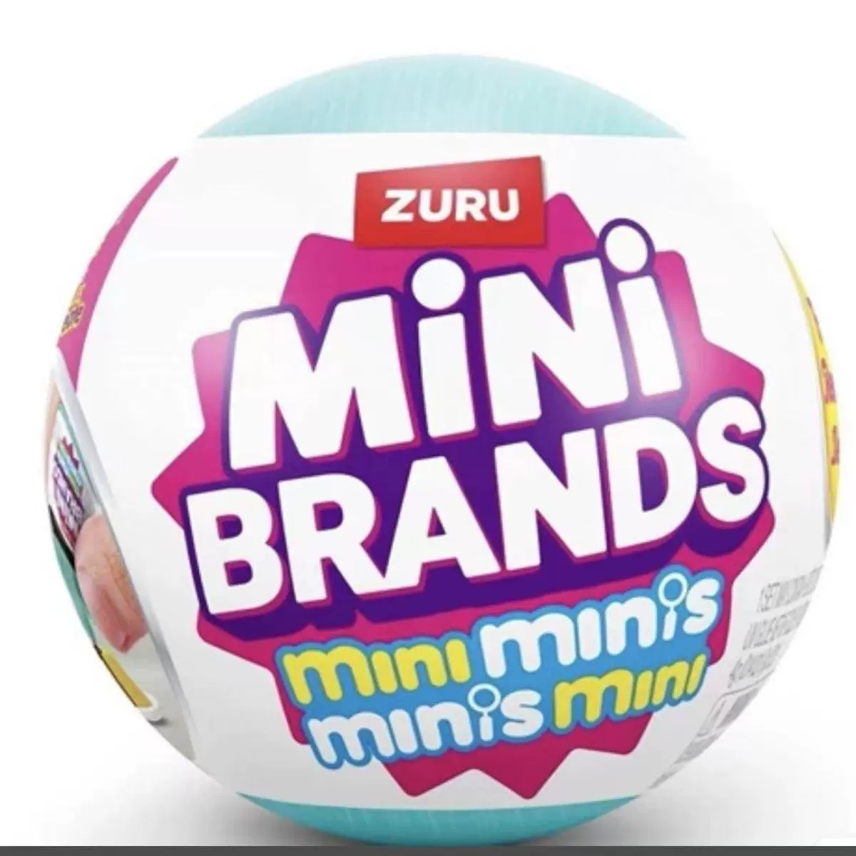 Мини-холодильник набор игрушка домик миниатюрный холодильник MINI бренды еда шар трендовый сюрприз-бокс zu$ru