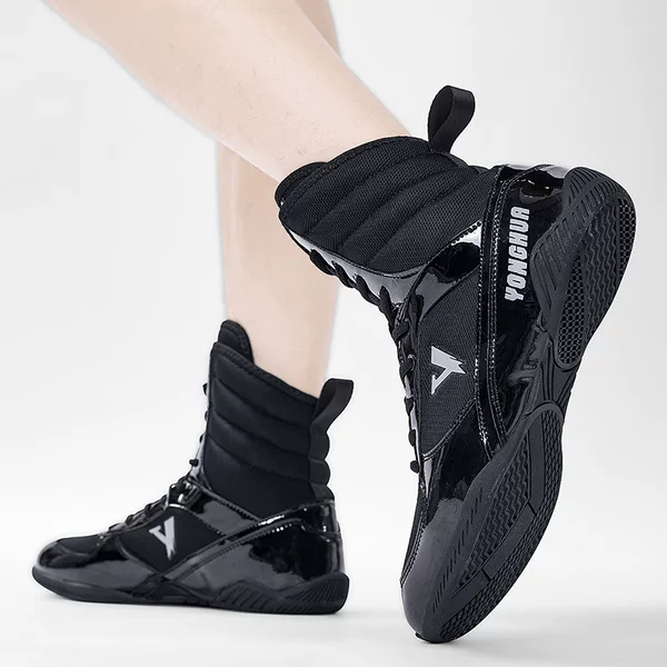 Boxing Shoes, Men's Wrestling Shoes, Fighting Shoes, Training Shoes, Fighting Shoes, Wrestling Shoes, Sanda Shoes, Boxing Boots, High-Top Shoes
