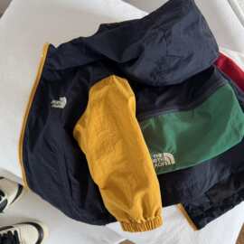 儿童外套2025春男女童日系潮牌中小童轻量防风夹克宝宝冲锋衣