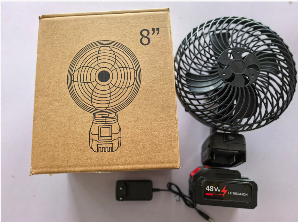 Ventilador de Escritorio Inalámbrico Recargable, para Camping y Exteriores image 21