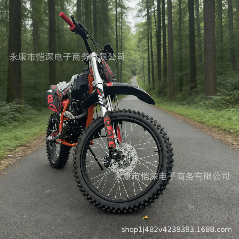 Large Off-Road 250Cc Two-Wheeled Off-Road Motorcycle with High-Performance Air-Cooled Engine, Mountain Bike, Rally Motorcycle