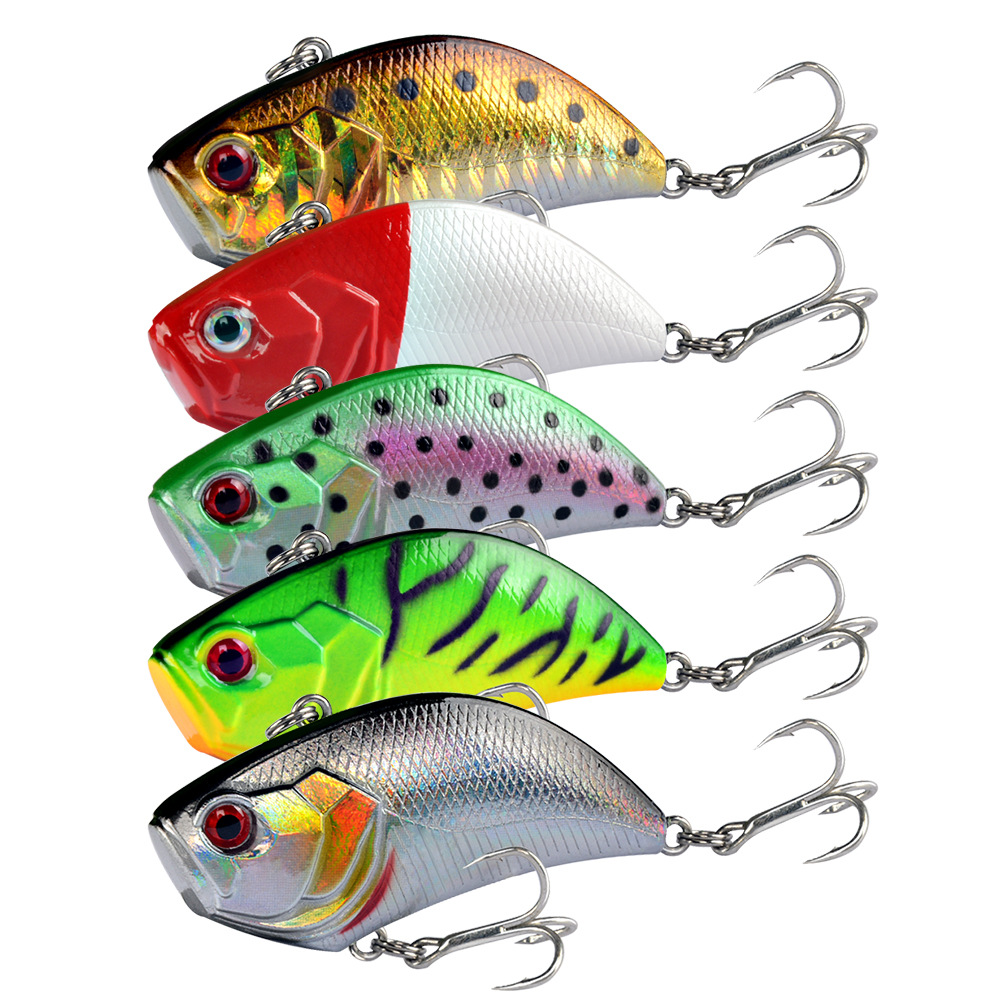 Flutter Lipless Crankbait Fishing Lures Hard Plastic Baits Fresh Water Bass Swimbait Tackle Gear